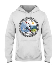 SWEAT DRIES BLOOD CLOTS BONES HEAL - GO CYCLING Hooded Sweatshirt tile