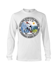 SWEAT DRIES BLOOD CLOTS BONES HEAL - GO CYCLING Long Sleeve Tee tile