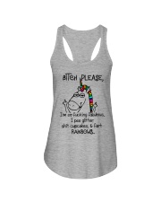 BITCH PLEASE Ladies Flowy Tank tile