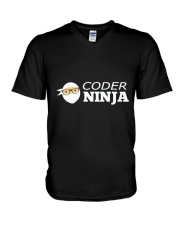 NINJA CODER V-Neck T-Shirt thumbnail