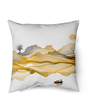 Abstract Ink Painting Background Line Art Indoor Pillow - 16” x 16” front