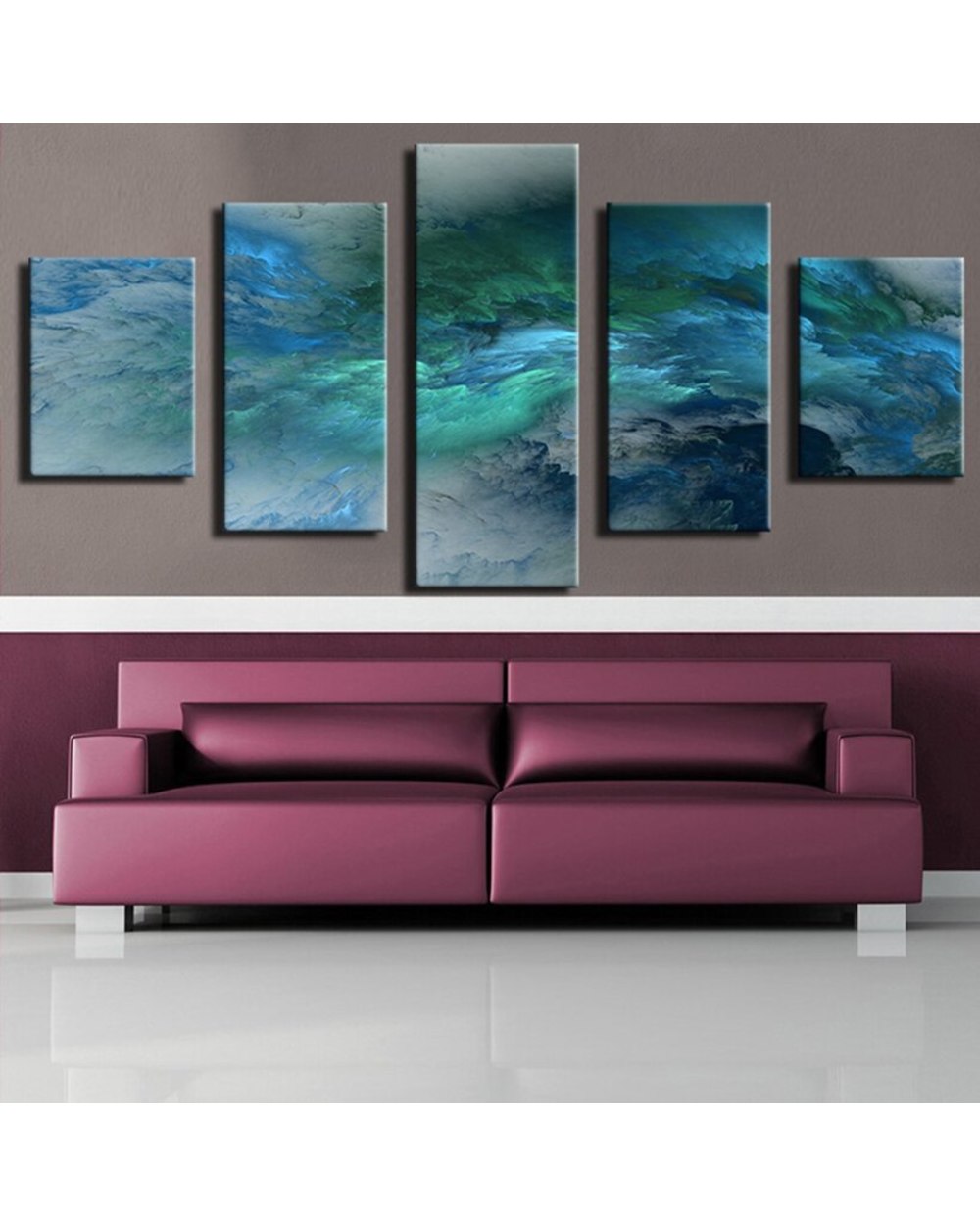 Cuadros Decoracion Fallout Poster Picture Print Abstract 5 Panel Canvas Art Wall Decor template