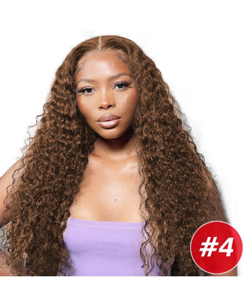 Deep Wave Frontal Wig Brown Hd Lace Frontal Wig 4 2 T Part Curly Human Hair Colored Loose Deep Wave Wet And Wavy Lace template