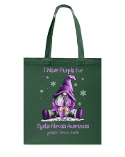 I Wear Purple For Cystic Fibrosis Awareness Tote Bag tile