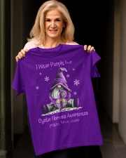 I Wear Purple For Cystic Fibrosis Awareness Classic T-Shirt apparel-classic-tshirt-lifestyle-front-118