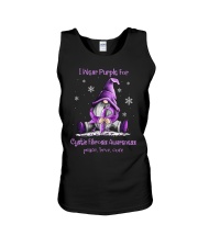 I Wear Purple For Cystic Fibrosis Awareness Unisex Tank tile