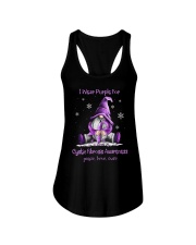 I Wear Purple For Cystic Fibrosis Awareness Ladies Flowy Tank tile