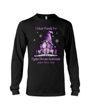 I Wear Purple For Cystic Fibrosis Awareness Long Sleeve Tee tile