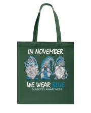 In November We Wear Blue Tote Bag tile