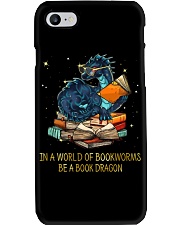 In A World Of Bookworms Dragon Phone Case tile