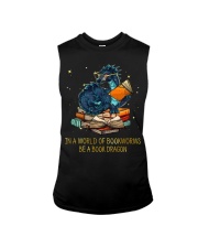 In A World Of Bookworms Dragon Sleeveless Tee tile