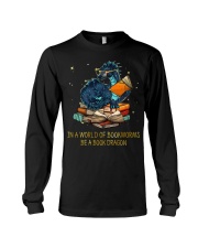 In A World Of Bookworms Dragon Long Sleeve Tee tile