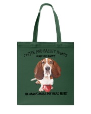 I Love Basset Hound Tote Bag tile