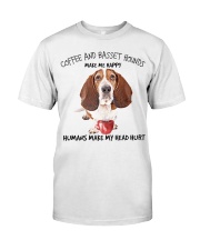 I Love Basset Hound Classic T-Shirt front