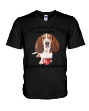 I Love Basset Hound V-Neck T-Shirt tile