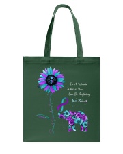 In a world where you can be anything be kind Suicide Prevention Tote Bag tile