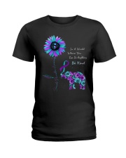 In a world where you can be anything be kind Suicide Prevention Ladies T-Shirt tile