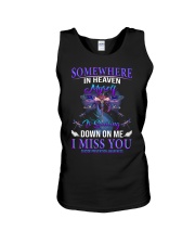 Suicide Prevention Awareness Somewhere in Heaven Myself Unisex Tank tile