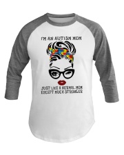 I'm An Autism Mom Baseball Tee tile
