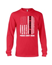 Red Friday - Army mom Long Sleeve Tee front