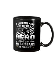 Hero- My husband - Lineman Wife Mug thumbnail
