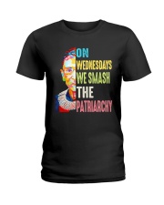 Ruth Bader Ginsburg on Wednesdays T-shirt Ladies T-Shirt thumbnail
