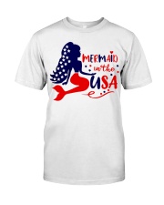 Mermaid in the USA shirt Classic T-Shirt thumbnail