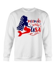Mermaid in the USA shirt Crewneck Sweatshirt thumbnail