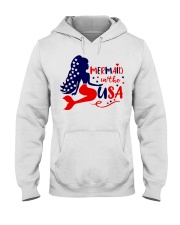 Mermaid in the USA shirt Hooded Sweatshirt thumbnail