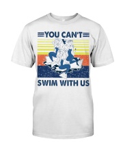 Mermaid you can't swim with us vintage shirt Classic T-Shirt thumbnail