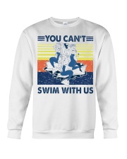 Mermaid you can't swim with us vintage shirt Crewneck Sweatshirt thumbnail