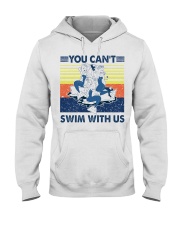 Mermaid you can't swim with us vintage shirt Hooded Sweatshirt thumbnail