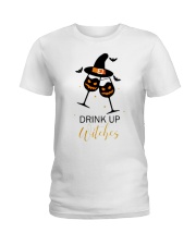 Halloween drink up witches shirt Ladies T-Shirt thumbnail