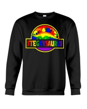 LGBT Stegaysaurus shirt Crewneck Sweatshirt thumbnail