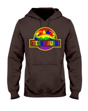 LGBT Stegaysaurus shirt Hooded Sweatshirt front