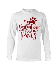 My valentine has paws Long Sleeve Tee thumbnail