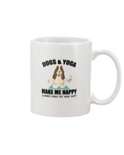 Dogs and yoga make my happy Mug thumbnail