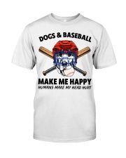 DOGS AND BASEBALL Premium Fit Mens Tee thumbnail