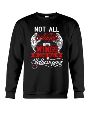 Not All Angels Have Wings Some Have Stethoscopes Crewneck Sweatshirt tile