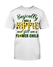 Basically I Was A Hippie And Still Am A Flower Premium Fit Mens Tee thumbnail