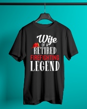 Wife Of A Ritired Firefighter Legend Classic T-Shirt lifestyle-mens-crewneck-front-3