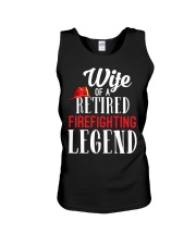 Wife Of A Ritired Firefighter Legend Unisex Tank thumbnail