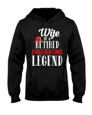 Wife Of A Ritired Firefighter Legend Hooded Sweatshirt thumbnail