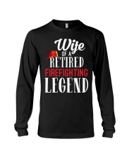 Wife Of A Ritired Firefighter Legend Long Sleeve Tee thumbnail