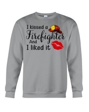 I Kissed A Firefighter And I Liked It Crewneck Sweatshirt thumbnail