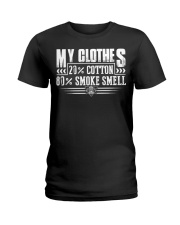 My Clothes Cotton Smoke Smell Ladies T-Shirt thumbnail