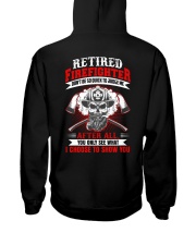 Retired firefighter Don't be so quick to judge Hooded Sweatshirt thumbnail