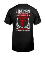 Linema All my life I have lived by a simple code Premium Fit Mens Tee thumbnail