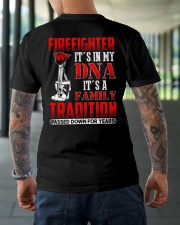 Firefighter It's In My DNA iT'S A Family Traditio Classic T-Shirt lifestyle-mens-crewneck-back-3