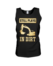 Heavy Equipment Operator Still Plays In Dirt Unisex Tank thumbnail